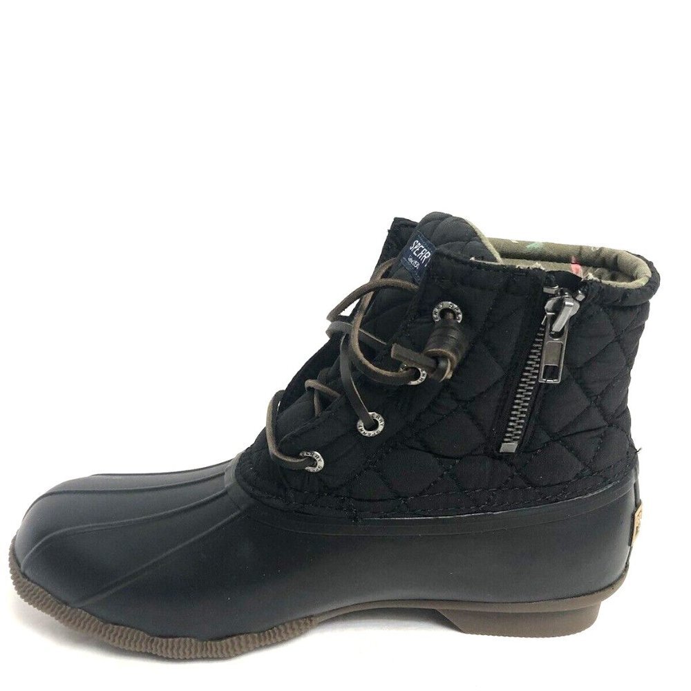 Sperry Women’s Saltwater Quilted Duck Boots, Size 7Wide